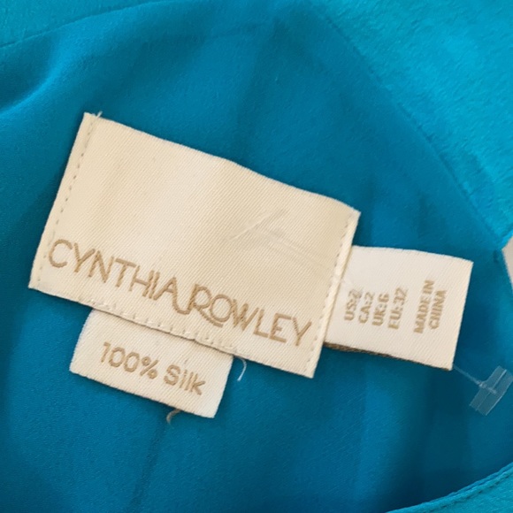 Cynthia Rowley silk shift dress size 2 - Picture 9 of 11